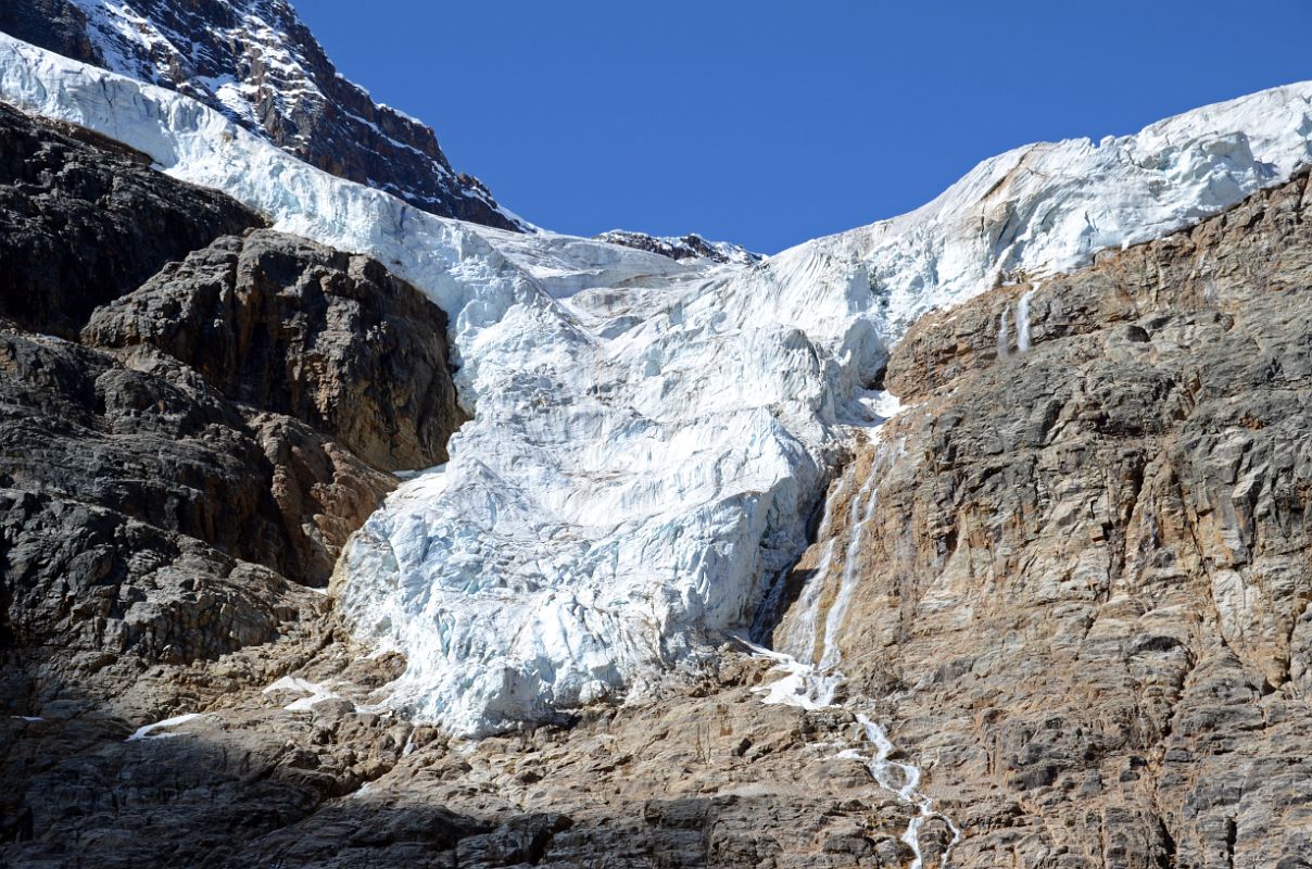 10 Angel Glacier On Mount Edith Cavell From Cavell Pond